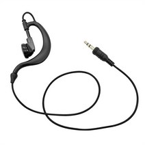 RISENKE 3.5mm 잭 오디오 listen only 코일 클리어 튜브 이어폰 헤드셋 baofeng 888s uv5r 스피커 마이크, 02 g shape