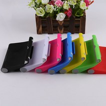 루나버블 휴대폰 거치대 스마트 6color 휴대용 핸드폰 태블릿 아이패드 ipad 스마트폰 접이식 각도조절 받침대어린이집선물, 1개, 옐로우