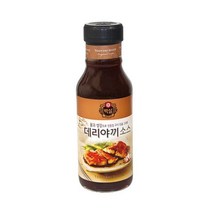 CJ백설 데리야끼소스325g 데리야끼 칠리소스 소스 스테이크 돈까스, 본상품선택