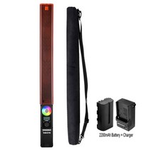 Yongnuo-YN360III Pro RGB LED 비디오 라이트 핸드 헬드 아이스 스틱 3200K 5500K 2 색 터치 조정 YN360 I, 10 3200-5500K Kit-2