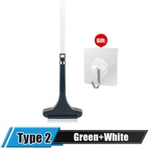 Window Screen Brush Double-sided Glass Cleaner Carpet Dust Removal Household Retractable Tools, 02 White-green