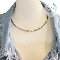 [캘리925] 925실버 6mm 라운딩 스네이크 (한국산)