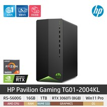 [당일발송] HP 파빌리온 게이밍 TG01-2004kl /R5-5600G/RTX3060Ti/RAM 16GB/NVME 1TB/Win11 Pro