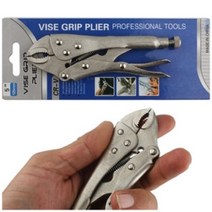 강력 플라이어 현장 작업용 정비소 그립 원터치열림 스패너 커팅 클램프, 1개