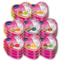 비타크래프트 고양이 주식캔 포에시 하트캔 85g x15개세트(1box), 치킨&당근&사과x15개세트(1box)