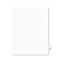 Avery Preprinted Legal Index Tab Dividers with Black and White Tabs - Avery-Style Legal Side Tab Div, 1, 25/Pack, White, Letter, Title