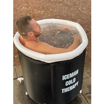 월풀욕조 스파 히노끼 휴대용 욕조 패션 트렌드 여름 성인 목욕용 풍선 온수 접이식, Black