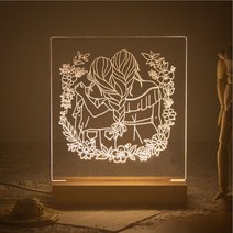 DIY 아크릴 무드등 만들기 네온 조명 키트 미니알뜰형, 쿠팡15 본상품선택