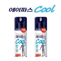 유니크앤몰 유한양행 해피홈 에어파스COOL 200ml(타박상 근육통 멍든곳), 2개