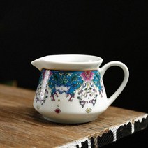 전통 찻잔 보이차 말차 다완 정호 개완 막사발 찾잔 170ml 애나멜 도자기 수제