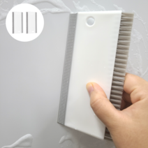 라라민 미니 스퀴지 주방 욕실 핸드 스퀴즈 틈새 브러쉬, 2개, 화이트