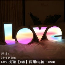 장식 카페인테리어 네온 파티 술 라이트 네온사인간판 만들기 결혼 Led 줄조명, 배터리 USB 이중 목적, C