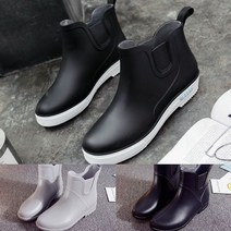 여성용 레인부츠 패션 장화 비올때 신발 방수 부츠 여