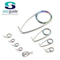 텅스텐 용접봉 Seaguide 4.8g tixohrs tixors-n 티타늄 rs 9pcs 세트 가이드 캐스팅 가이드로드 빌딩 구성 요소 수리 낚싯대 diy 액세서리, 팁 크기 5-2.0mm