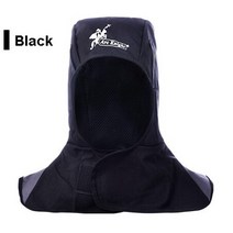 용접 마스크 두건 헬멧 공구 black fr 면 용접 모자 빨 화재 난연 헬멧 스카프 안락 목 얼굴 보호 후드 용접기 모자, 검은 색, 한 사이즈