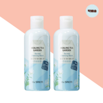 더샘 클렌징워터 힐링티가든 티트리 자극없는 클렌징워터 300ml 1+1, 더샘 힐링티가든 티트리 클렌징워터 300ml x 2개