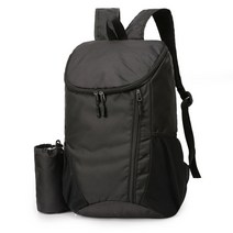 밀스턴 접어보관하는 초경량 방수 등산배낭 35L, 블랙