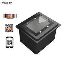바코드 스캐너 인식 리더 Aibecy 임베디드 바코드 스캐너 자기 유도 1D/2D/QR 리더 모듈 USB 연결 지원 명, 한개옵션0