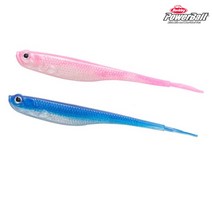 대한피싱 버클리 파워 저크쉐드 5인치 광어 다운샷 웜, UVACV멸치