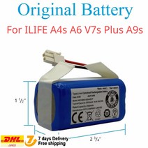 에어소프트건7.4배터리 로봇 진공 청소기용 충전식 리튬 배터리 ILIFE A4s A6 V7s 플러스 A9s W400 용 INR18650 M264S1P 144V 2600mah, 1.3200mah, 1개