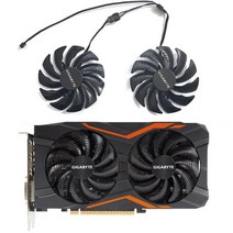 기가바이트 GTX 1050 1060 1070 Ti GV-RX570 580 AOR RX 470 480 R9 380X 팬용 PLD09210S12HH T129215SU DC 12V 0., 04 2pcs