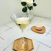 1+1 대나무 우드코스터 티코스터 컵받침 하트 육각형 원형 코스터