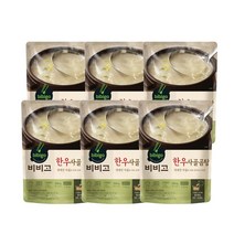 비비고 간편국 즉석컵국 간편식 한끼 보양식 즉석국 비비고 한우사골곰탕 맛잇는국 맛잇는탕 맛있는찌개 500g (1세트 6개), 1세트 6개