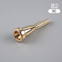 트롬펫 트럼펫 1pc 전문 마우스 피스 meg 3c5c7c 크기 바흐 초보자 뮤지컬, gold5c