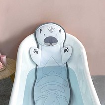 욕조 미끄럼 방지 매트 패드 수달 친환경 등받이, 수달 매트 + 별 베게요추 지지대