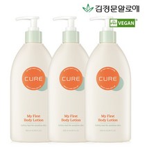[김정문알로에] 큐어 마이 퍼스트 바디 로션 500ml 3개, 없음