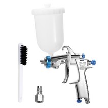 다용도400cc 컵 1.0/1.3/1.5/1.8mm 노즐 W-101 미니 에어 페인트 스프레이 건 브러시 HVLP 자동차 에어로그, 02 nozzle 1.3mm H-2