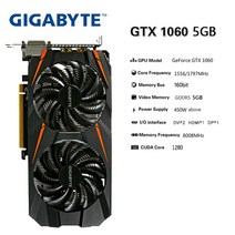 그래픽카드 그래픽 카드 GTX 1060 5GB 비디오 GPU for NVIDIA, 01 GTX 1060 5GB