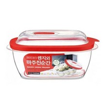 전자렌지 용기 직사각 430ML 반찬통 보관통 라면 밥팩 밥냉동 아웃백쿠폰 용밥보관, 본상품선택