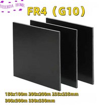 크기의 검은 유리 섬유 템플릿 보드 시트 G10 에폭시 FR4 플레이트 3D 프린터 이동식 플랫폼, 06 350MMX350MM 1Pc_04 3mm