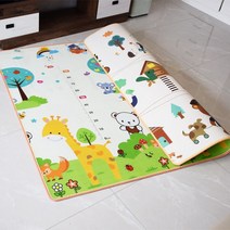 신생아 유아 아기 놀이 장난감 모빌 교구 두꺼운 크롤링 매트 1cm/0.5cm 접이식 카펫 러그 어린이 안전 선물, [03] 180x120x0.5cm, [13] 주황색