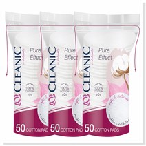 클레아닉 소프트터치 순면 화장솜 50매x3sets, 단품