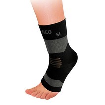 네오메드 발목보호대 컴프레션 테이핑 국내생산 JC-301 농구 배구 헬스 스포츠 보호대, 블랙