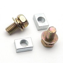 범용 오토바이 배터리 터미널 너트 및 볼트 키트 M5x10mm 자전거 스쿠터 액세서리, 한개옵션0
