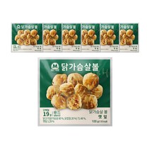 미트리 닭가슴살 볼 깻잎 100g, 7팩