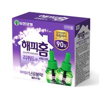 유한양행 해피홈/홈매트 리퀴드 훈증기/리필 모음/모기약, 해피홈 리퀴드 훈증기(코드)+리필45일