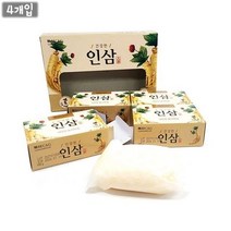 인삼향 비누 4개입 세안 거품 욕실 세면용품, 상세페이지 참조