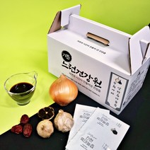 흑마늘즙 양파즙 대추즙을 한번에 수제 흑마늘 진액 액기스 80ml 30포 기쁜 느런 건강원