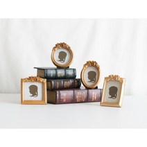 고급 빈티지 앤틱 골드 미니액자 4종 (세트X 1개 단품구성) 유럽앤틱풍 디자인액자 포토테이블 탁상액자