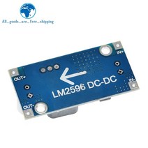 개발 부품 보드 호환 LM2596 DC-DC 강압 전원 공급 장치 모듈 3A 조정 가능한 LM2596S 전압 조정기 arduino 용 24V 12V 5V 3V