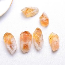 파쇄석 잡석 콩자갈 잔자갈 자갈돌멩이골재 쇄석 깬자갈 천연 브라질 황수정 광석 수정 및, 임의 배송, 100 그램