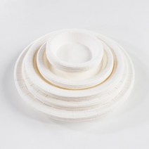 일회용 무지 종이접시 10매입 10/14/18/20/23cm 파티접시, 무지 종이접시 10cm