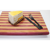 퍼플하트 투스트라이프 페이스그레인 원목도마 / 사은품 경품 답례품 캠핑도마로 안성맞춤, 혼합색상