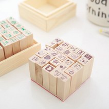 다꾸 미니 스탬프 예쁜 캐릭터 우드 STAMP 25종 러브 감성다이어리-72394EA, DD_ 본상품선택, DD_ 본상품선택