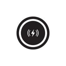 휴대폰 무선 초고속 충전기 유니버설 울트라씬 플레이트 지원 무선 충전 스티커 홀더 시트 자동차 자석 폰, Round Black