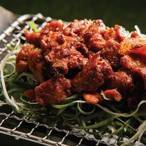 캠핑 야외 연탄 석쇠 매운 직화 불맛 숯불 불고기 기막힌 연탄불고기 매운맛 300g, 1개